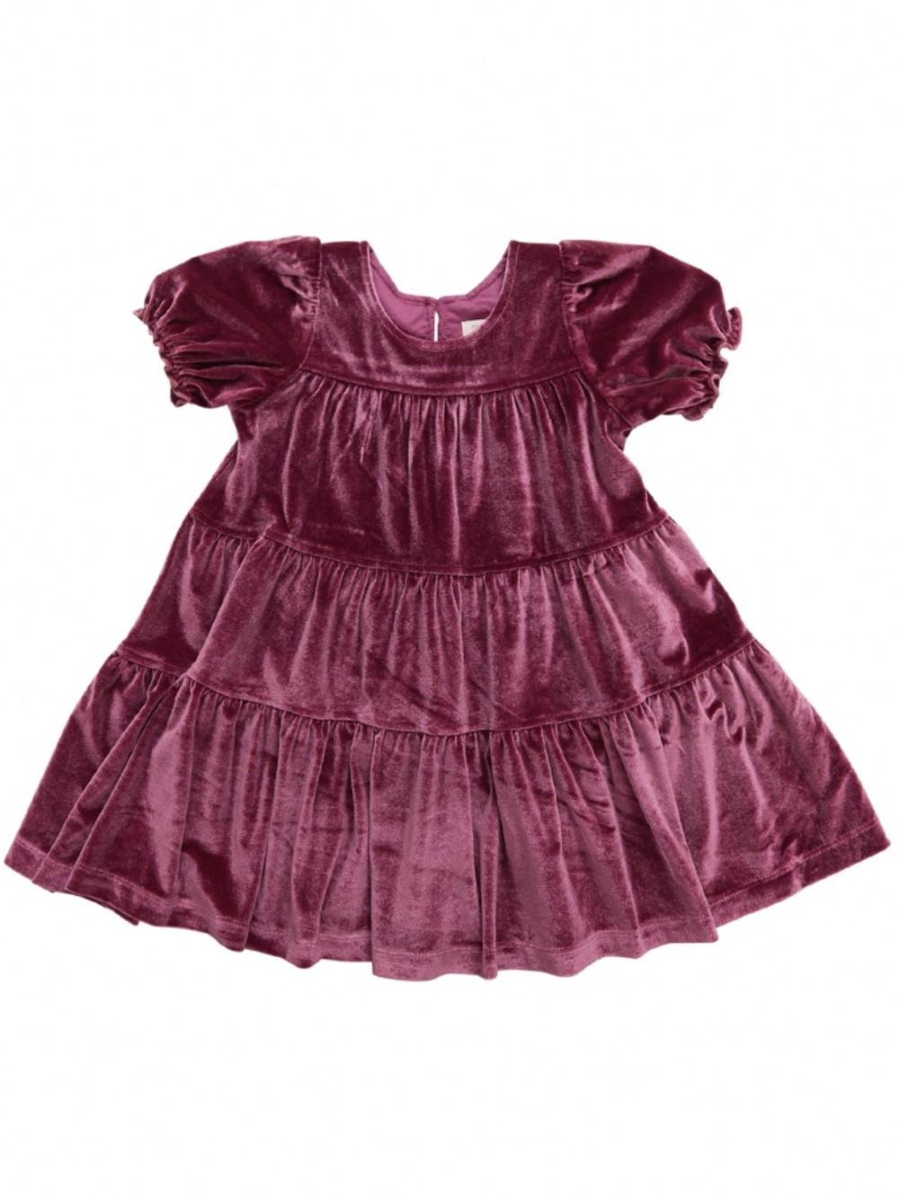 Pink Chicken- Girls Velour Elizabeth Dress EUC